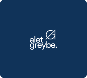 A logo design for Alet Greybe a litigation attorney in Johannesburg South Africa