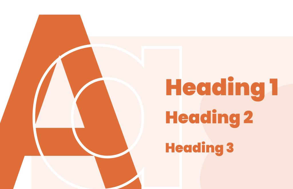 Website design system: brand typography