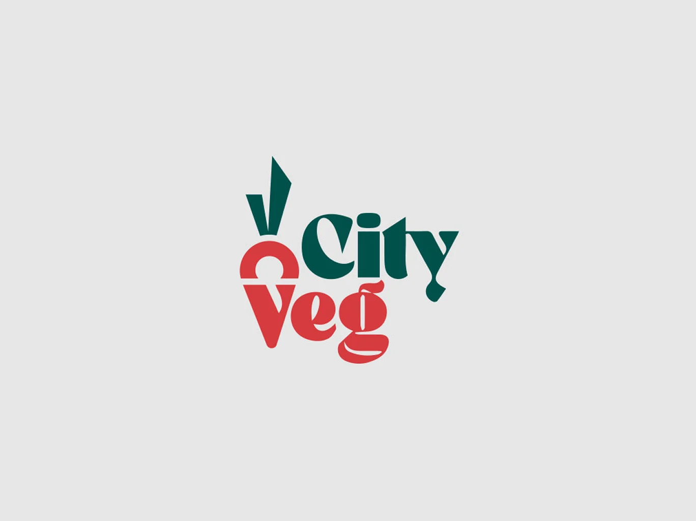 City Veg full colour logo on a light grey bg