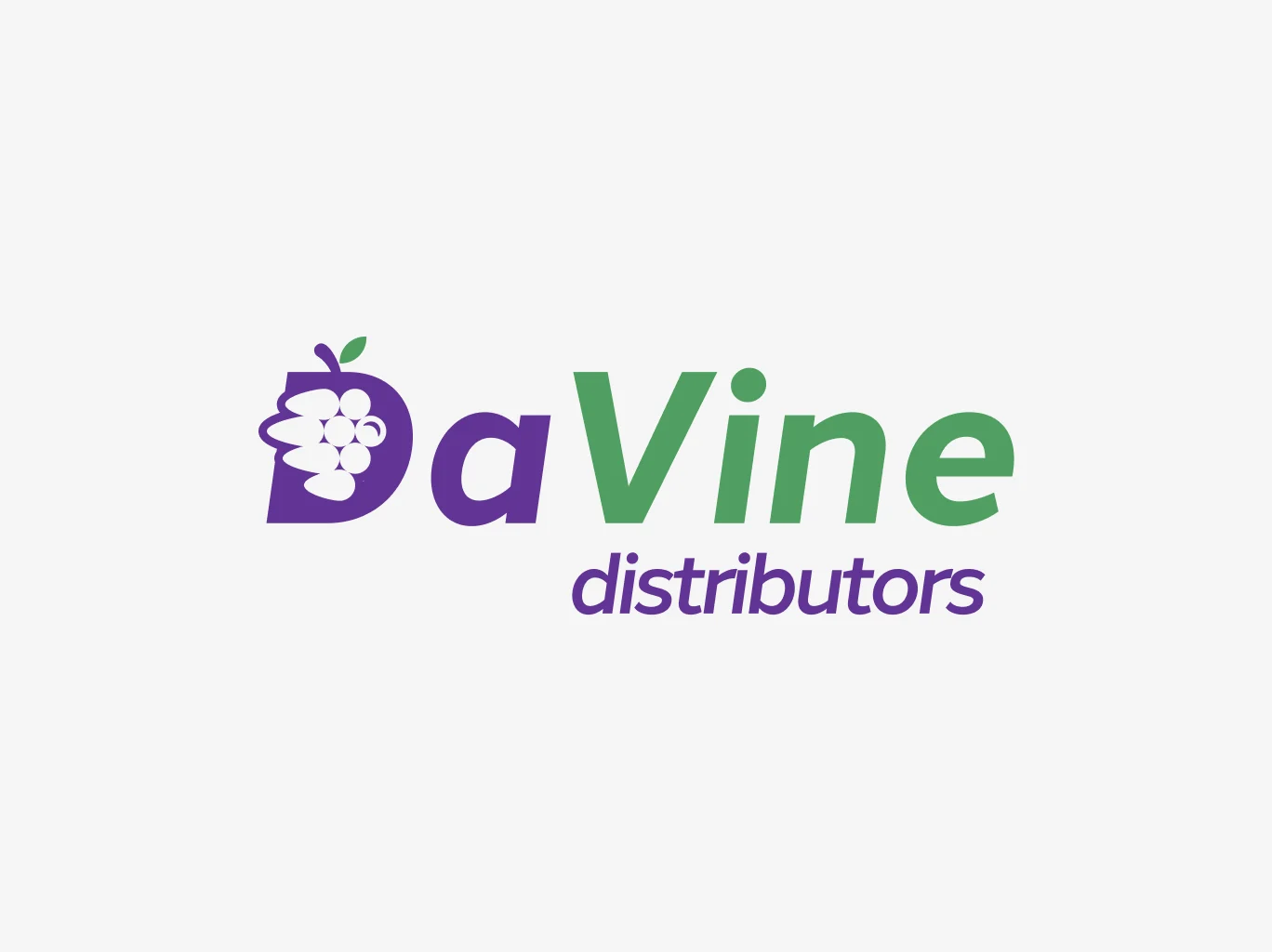 Da Vine Distributors logo design