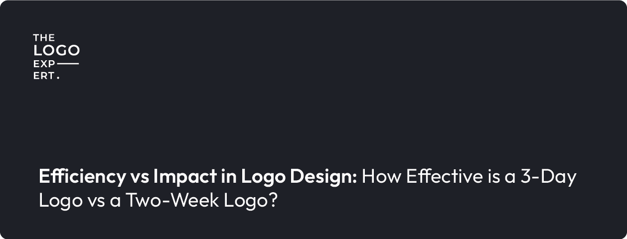 Efficiency vs Impact in Logo Design: How Effective is a 3-Day Logo vs a Two-Week Logo?