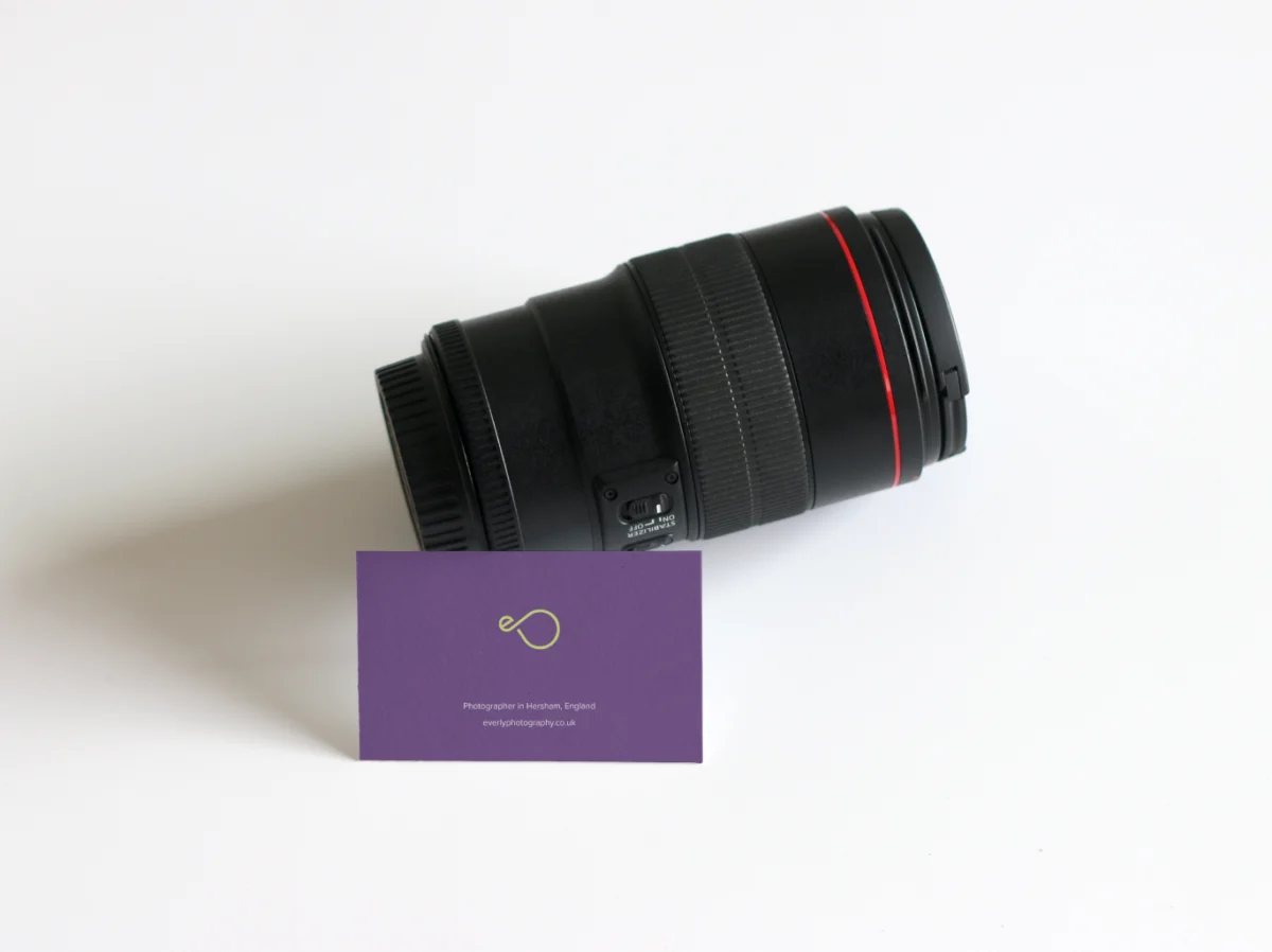 Everly Photography & Branding Business Card Design