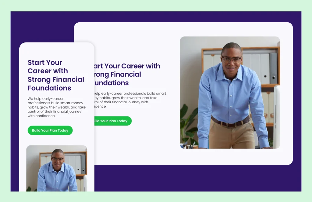 Financial advisor website