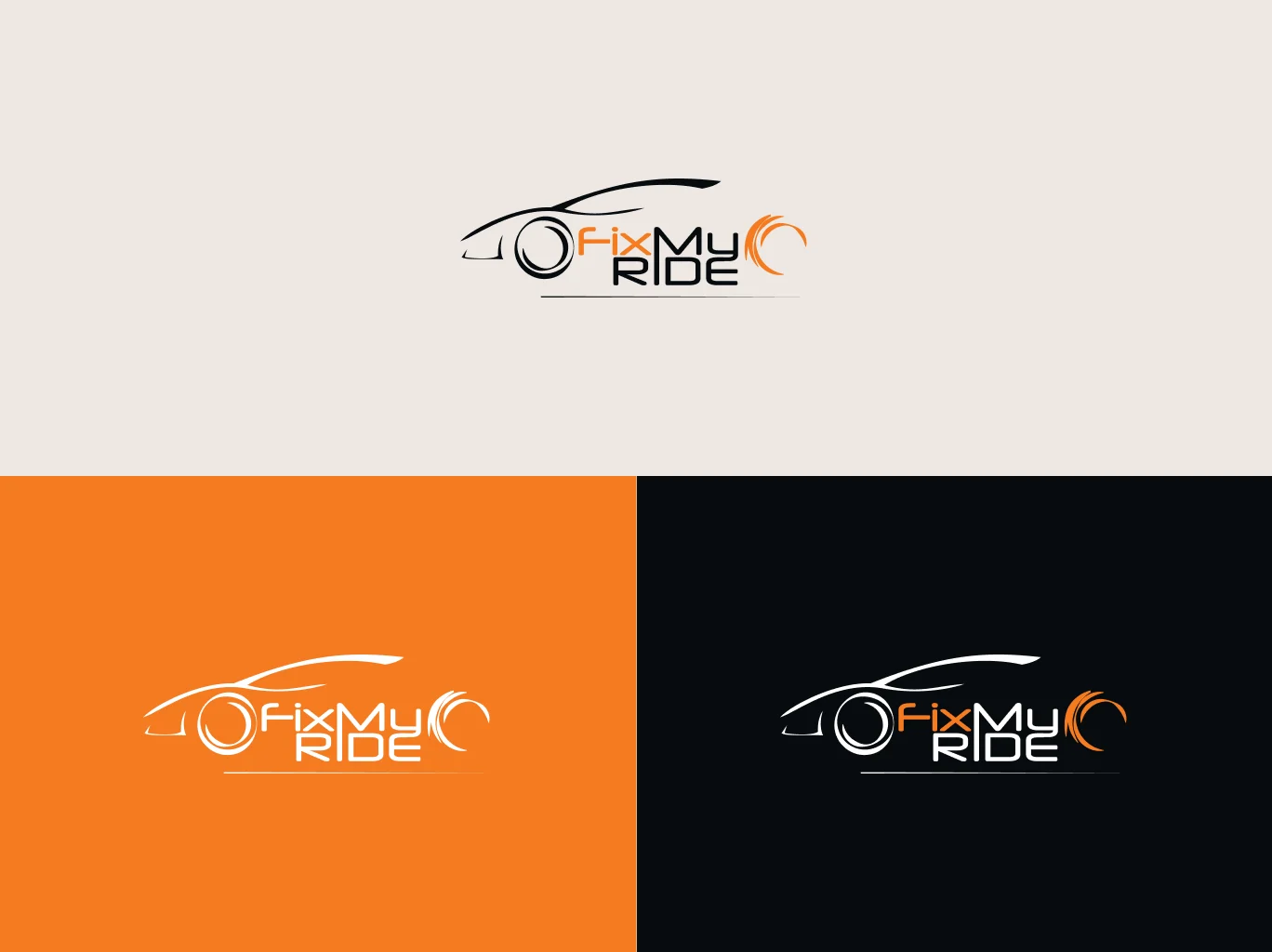 FixMyRide logo design Johannesburg
