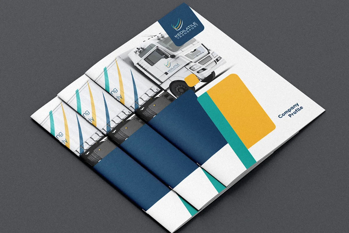 Kedilatile Transport Company Profile Design