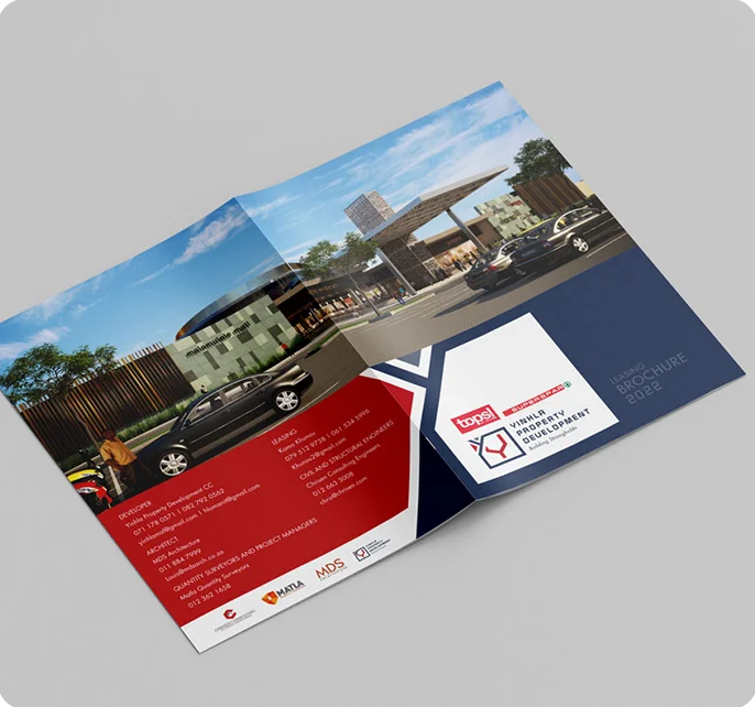 Property leasing brochure design