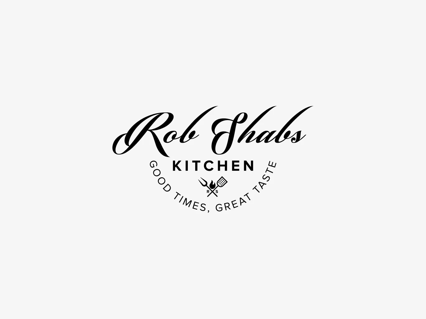 Rob Shabs Kitchen logo design