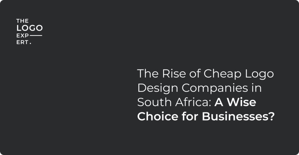 Discover the growing trend of cheap logo design companies in South Africa and explore the potential benefits they offer to businesses. Is opting for these affordable services a wise choice? Find out more.