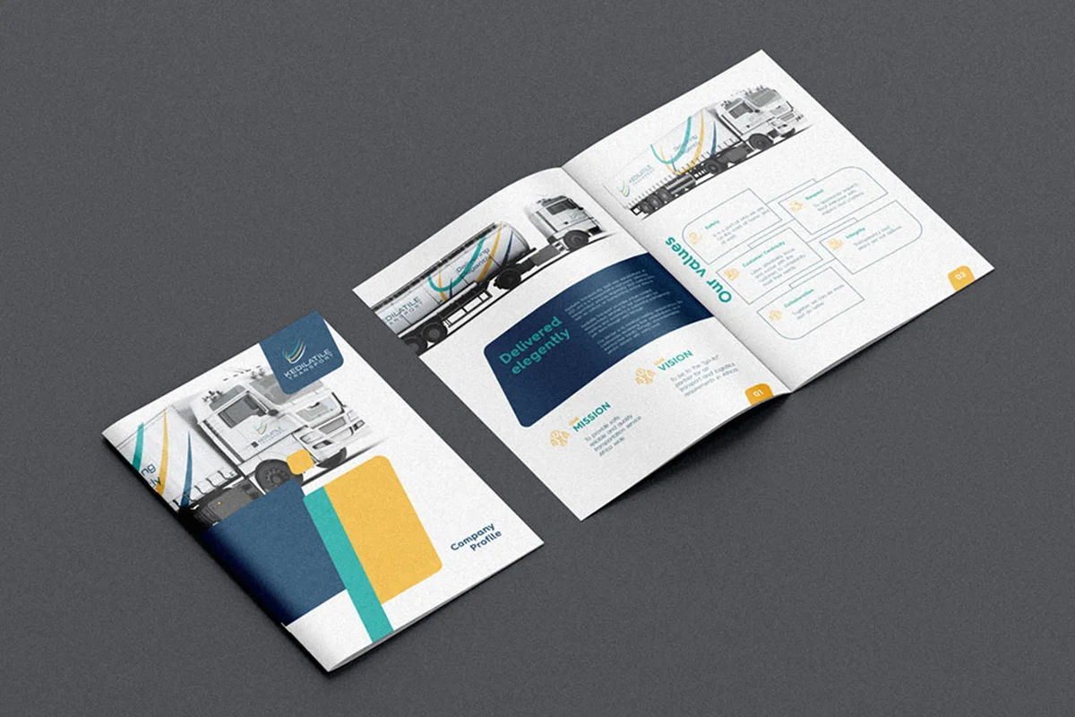 Transport and Logistics Company Profile Design