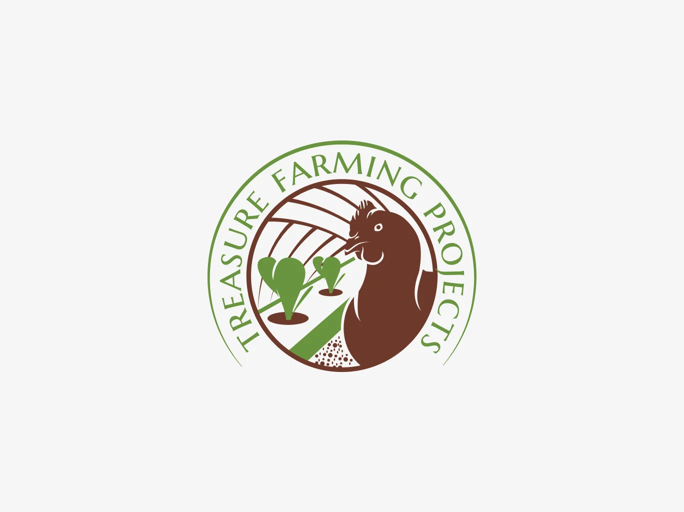 Treasure Farming Projects logo design