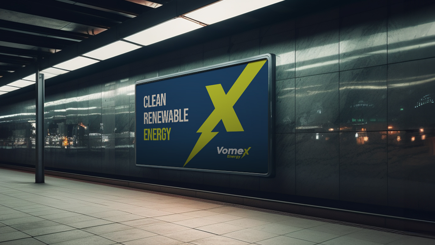 Vomex energy subway billboard